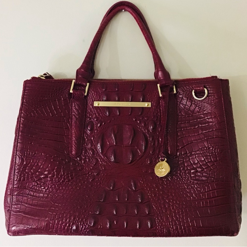 Brahmin Lincoln Satchel Handbag - Picture 9 of 9